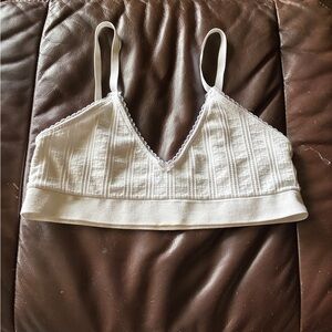Organic basics pointelle bra, best fits S/M